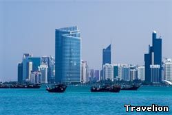 Панорама Абу-Даби, ОАЭ