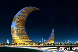 Небоскреб-полумесяц в Дубай